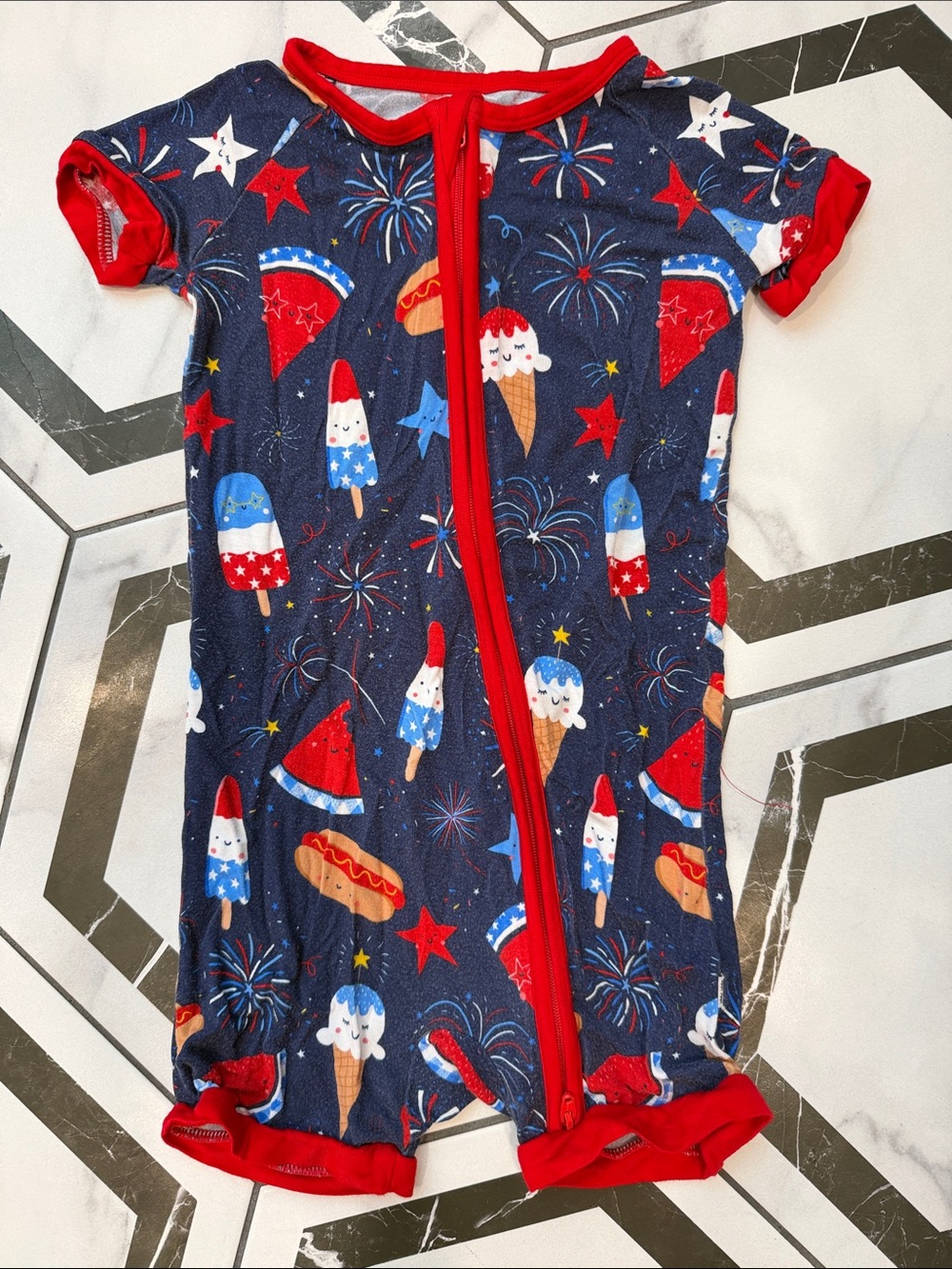 Patriotic Short Zippy